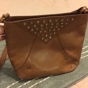 Born brown leather purse